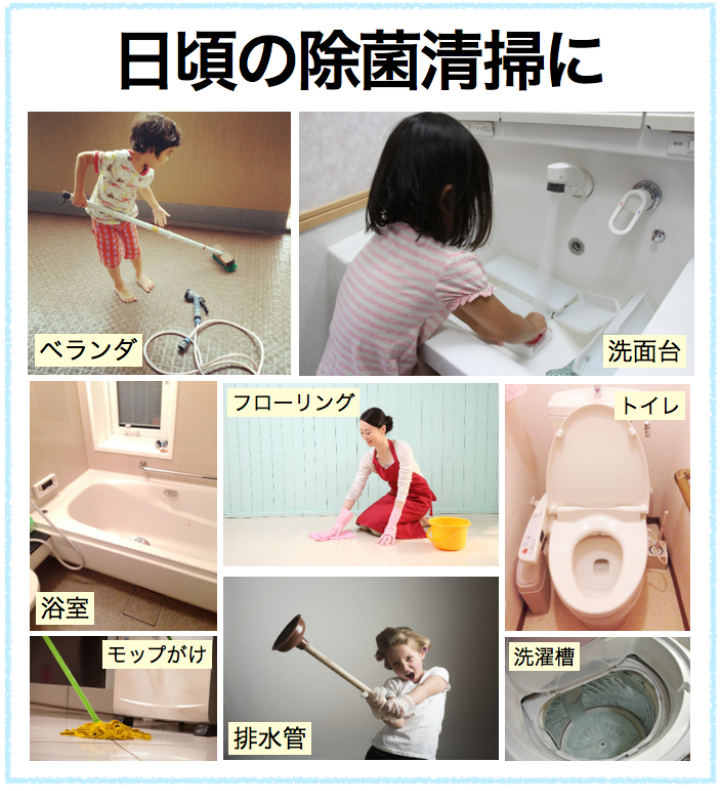 日頃の除菌清掃に