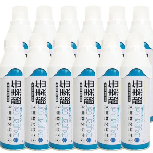 酸素缶 【携帯用濃縮酸素】 5リットル 12本セット